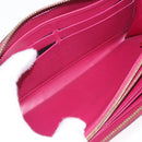 LOUIS VUITTON Monogram Vernis Zippy Long Wallet Rose Andian M91597 Auth BA14415-20