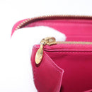 LOUIS VUITTON Monogram Vernis Zippy Long Wallet Rose Andian M91597 Auth BA14415-10