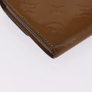 LOUIS VUITTON Vernis Portefeiulle Sarah Long Wallet Moldore M90290 Auth BA14416-15