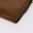 LOUIS VUITTON Vernis Portefeiulle Sarah Long Wallet Moldore M90290 Auth BA14416-16
