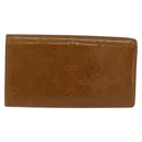 LOUIS VUITTON Vernis Portefeiulle Sarah Long Wallet Moldore M90290 Auth BA14416-2
