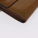 LOUIS VUITTON Vernis Portefeiulle Sarah Long Wallet Moldore M90290 Auth BA14416-7