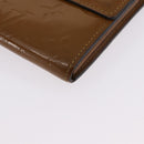 LOUIS VUITTON Vernis Portefeiulle Sarah Long Wallet Moldore M90290 Auth BA14416-14