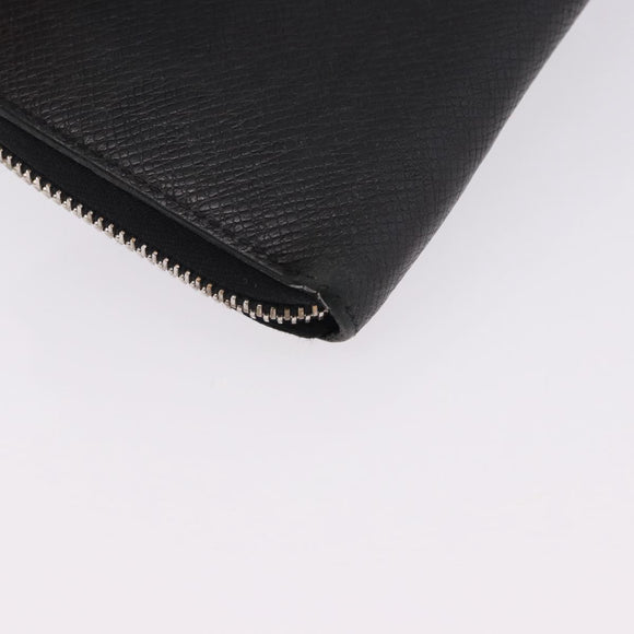 LOUIS VUITTON Taiga Zippy Wallet Vertical Wallet Ardoise M32822 LV Auth BA14417