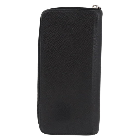 LOUIS VUITTON Taiga Zippy Wallet Vertical Wallet Ardoise M32822 LV Auth BA14417