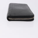 LOUIS VUITTON Taiga Zippy Wallet Vertical Wallet Ardoise M32822 LV Auth BA14417-6