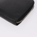 LOUIS VUITTON Taiga Zippy Wallet Vertical Wallet Ardoise M32822 LV Auth BA14417-7