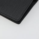 LOUIS VUITTON Epi Agenda PM Day Planner Cover Black R20052 LV Auth BA14418A-16