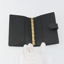 LOUIS VUITTON Epi Agenda PM Day Planner Cover Black R20052 LV Auth BA14418A-8