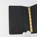 LOUIS VUITTON Epi Agenda PM Day Planner Cover Black R20052 LV Auth BA14418A-19