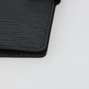 LOUIS VUITTON Epi Agenda PM Day Planner Cover Black R20052 LV Auth BA14418A-7