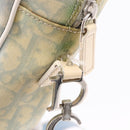 Christian Dior Trotter Canvas Shoulder Bag PVC Light Blue Silver Auth BA14424-10