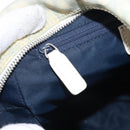 Christian Dior Trotter Canvas Shoulder Bag PVC Light Blue Silver Auth BA14424-24