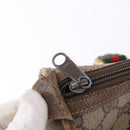 GUCCI GG Supreme Web Sherry Line Hand Bag PVC Beige Gold 41 02 039 Auth BA14425-10