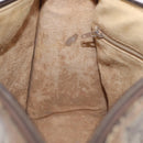 GUCCI GG Supreme Web Sherry Line Hand Bag PVC Beige Gold 41 02 039 Auth BA14425-19