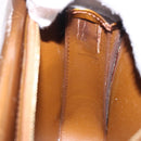LOUIS VUITTON Monogram Vernis Motto Accessory Pouch Bronze M91138 Auth BA14426-19