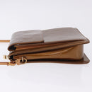 LOUIS VUITTON Monogram Vernis Motto Accessory Pouch Bronze M91138 Auth BA14426-4