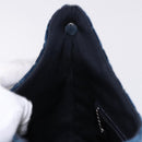 GUCCI GG Supreme Shoulder Bag Suede Blue Silver Auth BA14427A-17