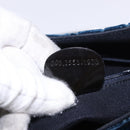 GUCCI GG Supreme Shoulder Bag Suede Blue Silver Auth BA14427A-20