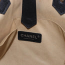 CHANEL Central Station Tote Bag PVC Canvas Black Silver CC Auth BA14429-16