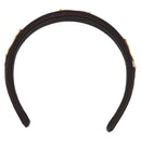 Salvatore Ferragamo Katyusha Hair Clip Canvas Brown Auth BA14430A-8