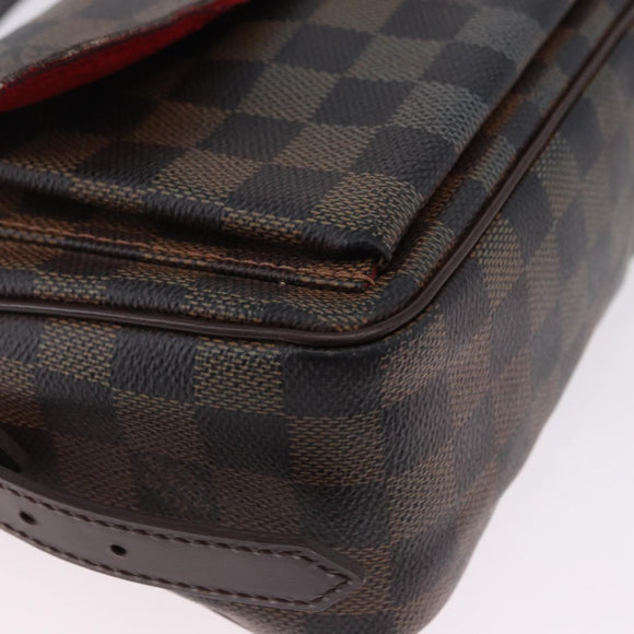 LOUIS VUITTON Damier Ebene Ravello GM Shoulder Bag N60006 LV Auth BA14431