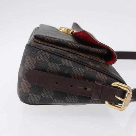 LOUIS VUITTON Damier Ebene Ravello GM Shoulder Bag N60006 LV Auth BA14431
