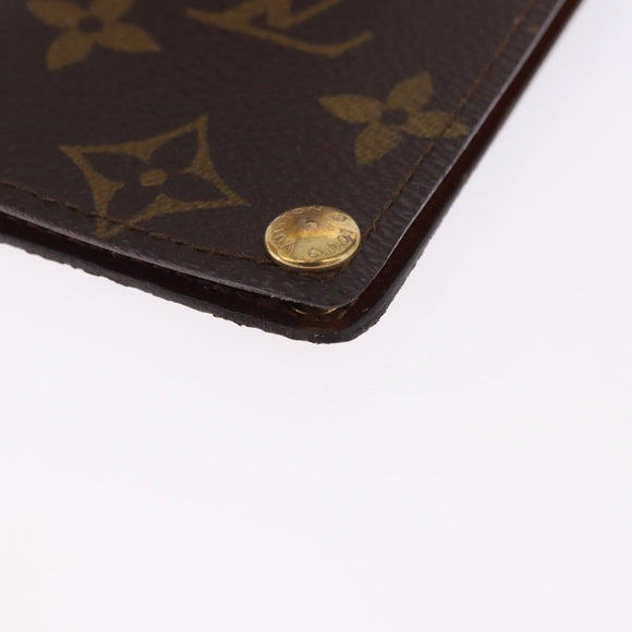 LOUIS VUITTON Monogram Porto Cartes Crdit Pression Card Case M60937 Auth BA14432