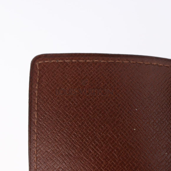 LOUIS VUITTON Monogram Porto Cartes Crdit Pression Card Case M60937 Auth BA14432