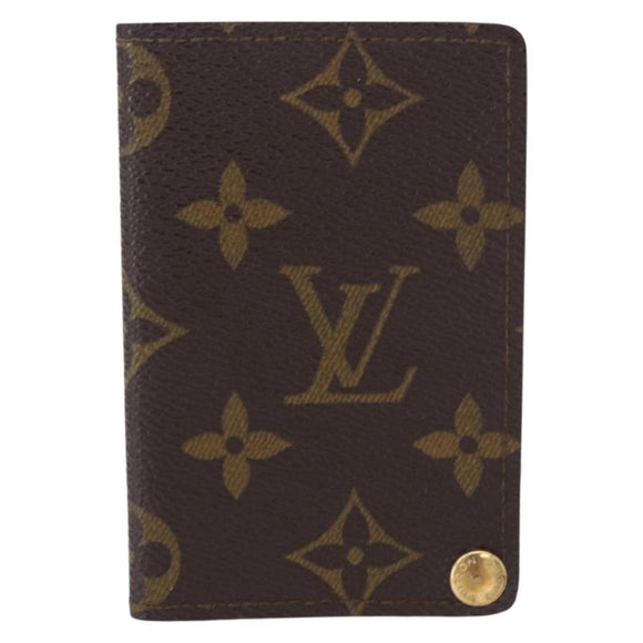 LOUIS VUITTON Monogram Porto Cartes Crdit Pression Card Case M60937 Auth BA14432