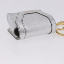 CELINE Case for AirPods Pro Earphone Case Leather Silver Gold Auth BA14434M-5