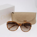 Chloe Sunglasses plastic Brown Auth BA14435A-14