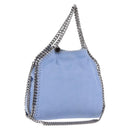Stella MacCartney Chain Farabella Mini Polyester Light Blue 371223 Auth BA14436A-1