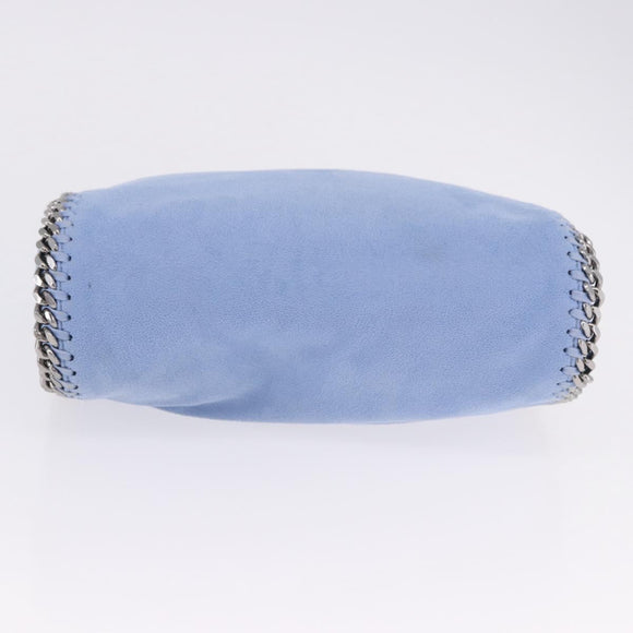 Stella MacCartney Chain Farabella Mini Polyester Light Blue 371223 Auth BA14436A