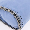 Stella MacCartney Chain Farabella Mini Polyester Light Blue 371223 Auth BA14436A-16