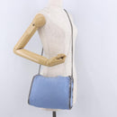 Stella MacCartney Chain Farabella Mini Polyester Light Blue 371223 Auth BA14436A-25