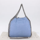 Stella MacCartney Chain Farabella Mini Polyester Light Blue 371223 Auth BA14436A-12