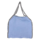 Stella MacCartney Chain Farabella Mini Polyester Light Blue 371223 Auth BA14436A-2