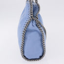 Stella MacCartney Chain Farabella Mini Polyester Light Blue 371223 Auth BA14436A-4