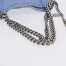 Stella MacCartney Chain Farabella Mini Polyester Light Blue 371223 Auth BA14436A-7