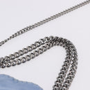 Stella MacCartney Chain Farabella Mini Polyester Light Blue 371223 Auth BA14436A-14
