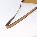 CARTIER Must Line Shoulder Bag Leather Beige Gold Auth BA14440-7