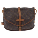 LOUIS VUITTON Monogram Saumur 30 Shoulder Bag M42256 LV Auth BA14441-2
