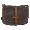 LOUIS VUITTON Monogram Saumur 30 Shoulder Bag M42256 LV Auth BA14441-3