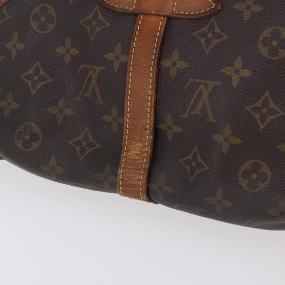 LOUIS VUITTON Monogram Saumur 30 Shoulder Bag M42256 LV Auth BA14441