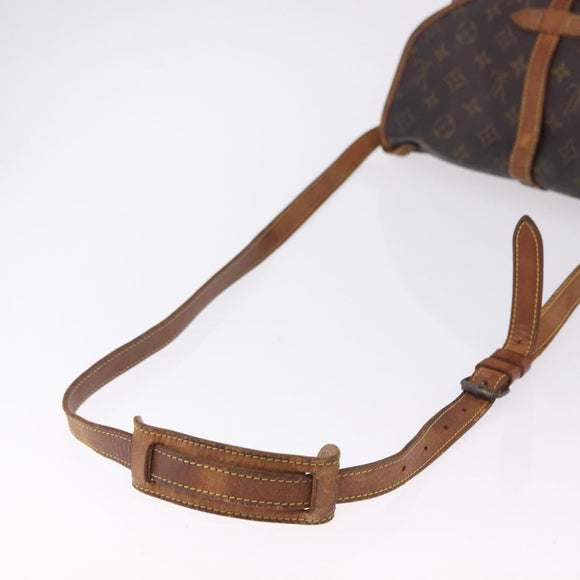 LOUIS VUITTON Monogram Saumur 30 Shoulder Bag M42256 LV Auth BA14441