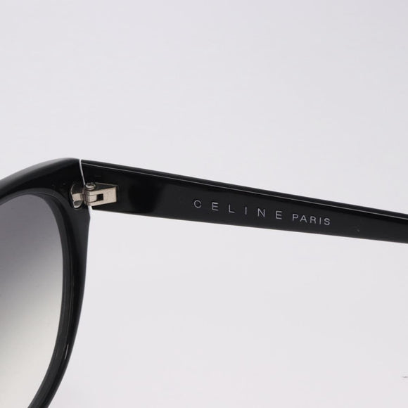 CELINE Sunglasses plastic Black Auth BA14448