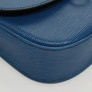 LOUIS VUITTON Epi Saint Cloud GM Shoulder Bag Toledo Blue M52195 LV Auth BA1445-15