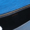 LOUIS VUITTON Epi Saint Cloud GM Shoulder Bag Toledo Blue M52195 LV Auth BA1445-22