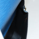 LOUIS VUITTON Epi Saint Cloud GM Shoulder Bag Toledo Blue M52195 LV Auth BA1445-23